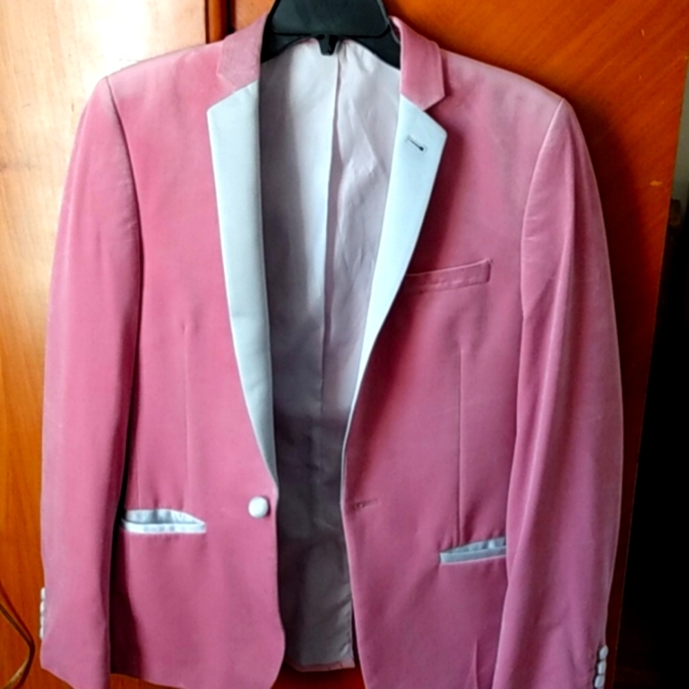 ASOS Pink and Gray Blazer